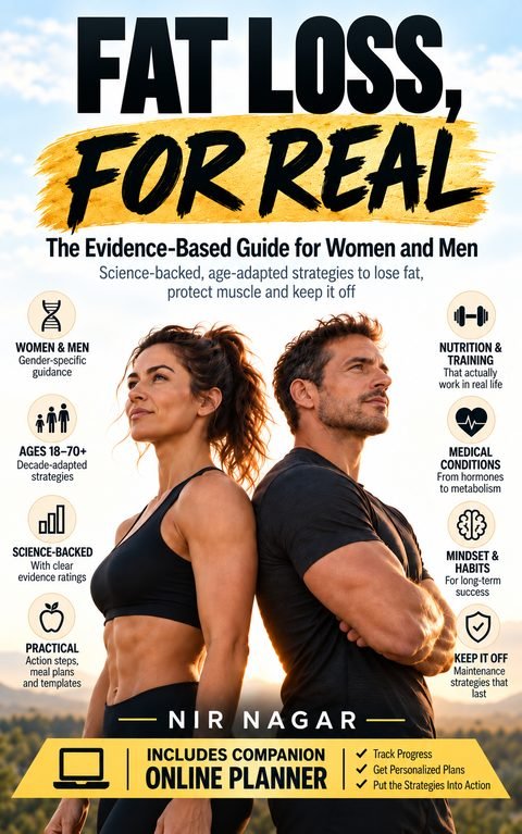 כריכת הספר Fat Loss, For Real מאת ניר נגר