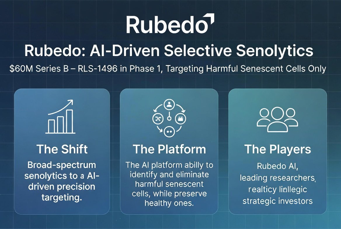 Rubedo סנוליטיקה: סטארטאפ הזהב של אריכות חיים