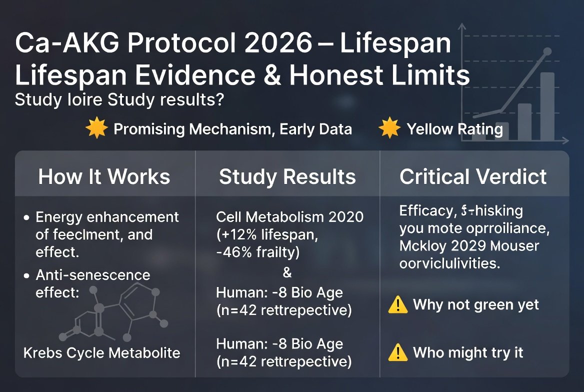 AKG (Calcium-Alpha-Ketoglutarat): Das Langlebigkeitsmolekül?