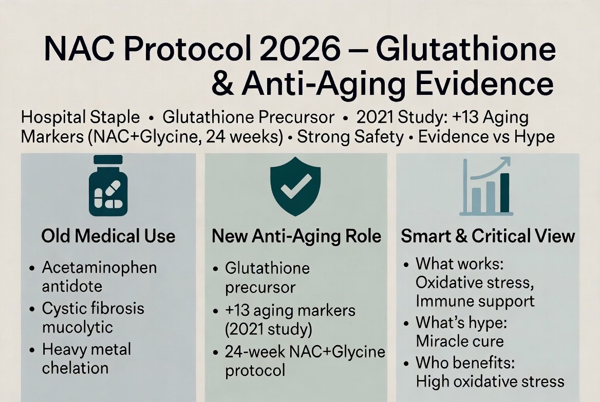NAC: Das Nahrungsergänzungsmittel, das Glutathion produziert – und was die Forschung wirklich zeigt