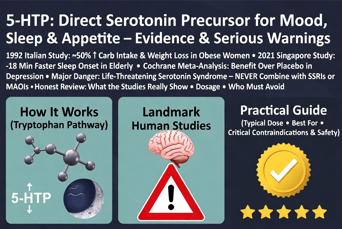 5-HTP: Das Nahrungsergänzungsmittel, das Serotonin für Schlaf und Stimmung erhöht